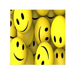 Emoji, Colour, Faces, Smile, Wallpaper Square Satin Scarf (30  X 30 ) by nateshop