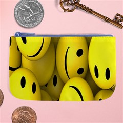 Emoji, Colour, Faces, Smile, Wallpaper Large Coin Purse by nateshop