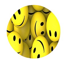 Emoji, Colour, Faces, Smile, Wallpaper Mini Round Pill Box (pack Of 5) by nateshop