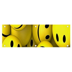 Emoji, Colour, Faces, Smile, Wallpaper Banner And Sign 6  X 2  by nateshop