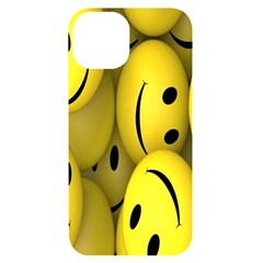 Emoji, Colour, Faces, Smile, Wallpaper Iphone 14 Black Uv Print Case by nateshop