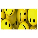 Emoji, Colour, Faces, Smile, Wallpaper Banner and Sign 7  x 4  Front