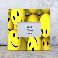 Emoji, Colour, Faces, Smile, Wallpaper White Box Photo Frame 4  X 6  by nateshop