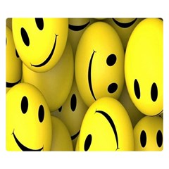 Emoji, Colour, Faces, Smile, Wallpaper Premium Plush Fleece Blanket (small) by nateshop