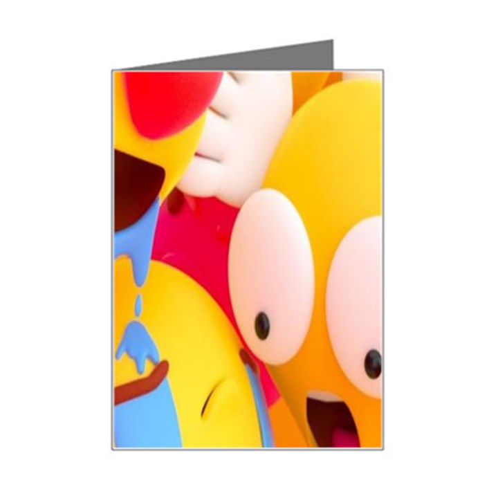 Emojis, Emoji, Hd Phone Wallpaper Mini Greeting Card