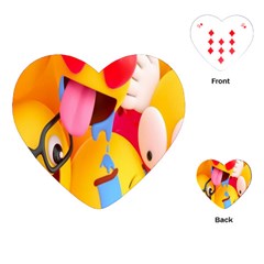 Emojis, Emoji, Hd Phone Wallpaper Playing Cards Single Design (heart) by nateshop