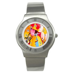 Emojis, Emoji, Hd Phone Wallpaper Stainless Steel Watch by nateshop