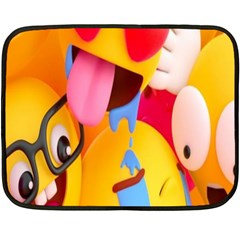 Emojis, Emoji, Hd Phone Wallpaper Two Sides Fleece Blanket (mini) by nateshop