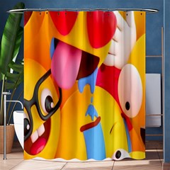 Emojis, Emoji, Hd Phone Wallpaper Shower Curtain 60  X 72  (medium)  by nateshop