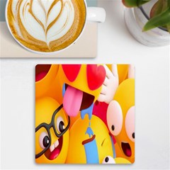 Emojis, Emoji, Hd Phone Wallpaper Uv Print Square Tile Coaster  by nateshop