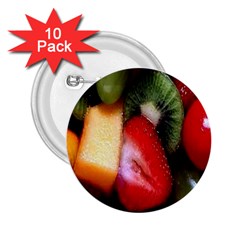 Fruits, Food, Green, Red, Strawberry, Yellow 2 25  Buttons (10 Pack)  by nateshop