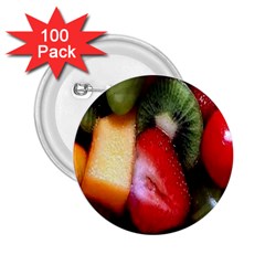 Fruits, Food, Green, Red, Strawberry, Yellow 2 25  Buttons (100 Pack)  by nateshop