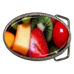 Fruits, Food, Green, Red, Strawberry, Yellow Belt Buckles by nateshop