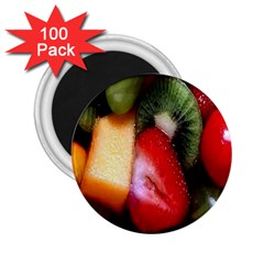 Fruits, Food, Green, Red, Strawberry, Yellow 2 25  Magnets (100 Pack)  by nateshop