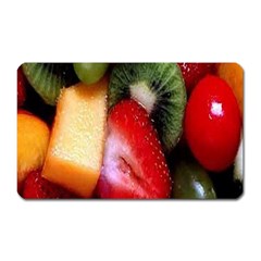 Fruits, Food, Green, Red, Strawberry, Yellow Magnet (rectangular) by nateshop