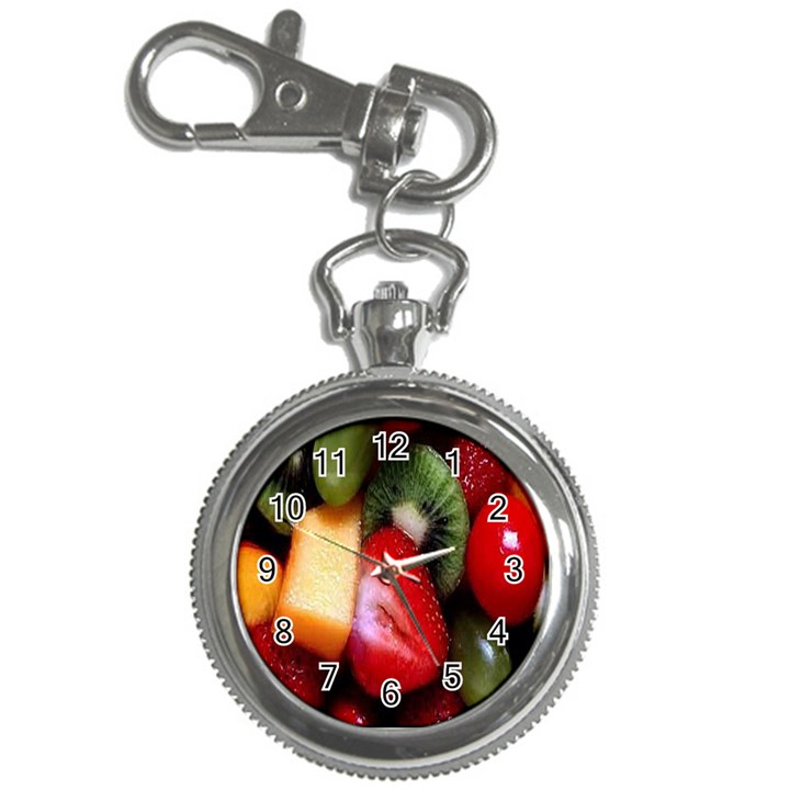 Fruits, Food, Green, Red, Strawberry, Yellow Key Chain Watches