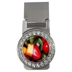 Fruits, Food, Green, Red, Strawberry, Yellow Money Clips (cz)  by nateshop