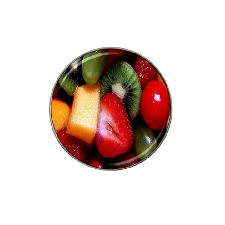 Fruits, Food, Green, Red, Strawberry, Yellow Hat Clip Ball Marker (4 pack)