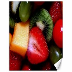 Fruits, Food, Green, Red, Strawberry, Yellow Canvas 12  X 16  by nateshop