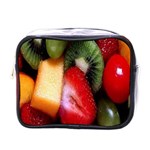 Fruits, Food, Green, Red, Strawberry, Yellow Mini Toiletries Bag (One Side) Front