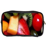 Fruits, Food, Green, Red, Strawberry, Yellow Toiletries Bag (One Side) Front