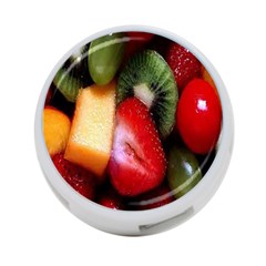 Fruits, Food, Green, Red, Strawberry, Yellow 4-port Usb Hub (one Side)