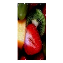 Fruits, Food, Green, Red, Strawberry, Yellow Shower Curtain 36  X 72  (stall)  by nateshop