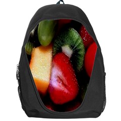 Fruits, Food, Green, Red, Strawberry, Yellow Backpack Bag by nateshop