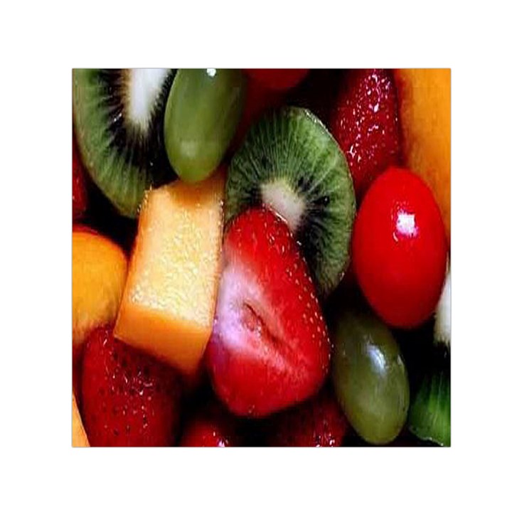 Fruits, Food, Green, Red, Strawberry, Yellow Square Satin Scarf (30  x 30 )