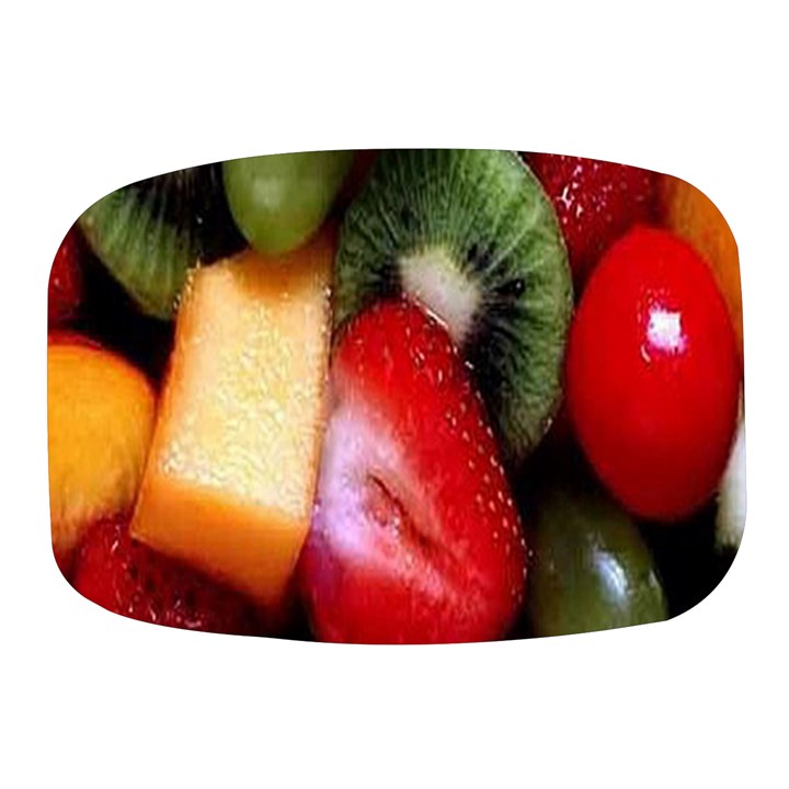 Fruits, Food, Green, Red, Strawberry, Yellow Mini Square Pill Box