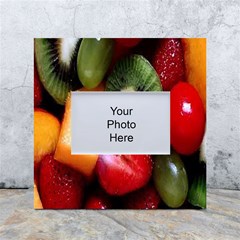 Fruits, Food, Green, Red, Strawberry, Yellow White Box Photo Frame 4  X 6  by nateshop