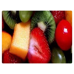 Fruits, Food, Green, Red, Strawberry, Yellow Two Sides Premium Plush Fleece Blanket (extra Small) by nateshop