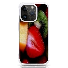 Fruits, Food, Green, Red, Strawberry, Yellow Iphone 14 Pro Tpu Uv Print Case by nateshop