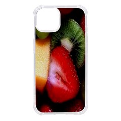 Fruits, Food, Green, Red, Strawberry, Yellow Iphone 14 Tpu Uv Print Case