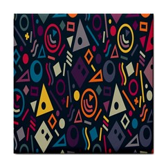 Inspired By The Colours And Shapes Tile Coaster by nateshop