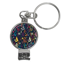 Inspired By The Colours And Shapes Nail Clippers Key Chain by nateshop