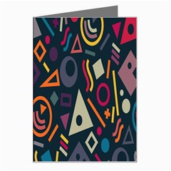 Inspired By The Colours And Shapes Greeting Card by nateshop