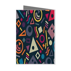 Inspired By The Colours And Shapes Mini Greeting Cards (pkg Of 8) by nateshop