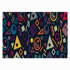 Inspired By The Colours And Shapes Large Glasses Cloth (2 Sides) by nateshop