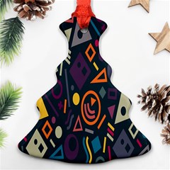 Inspired By The Colours And Shapes Ornament (christmas Tree)  by nateshop