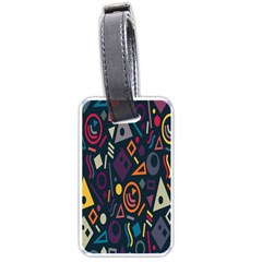 Inspired By The Colours And Shapes Luggage Tag (one Side) by nateshop