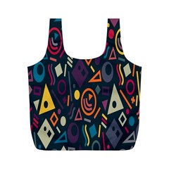 Inspired By The Colours And Shapes Full Print Recycle Bag (m) by nateshop