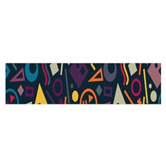 Inspired By The Colours And Shapes Oblong Satin Scarf (16  X 60 ) by nateshop