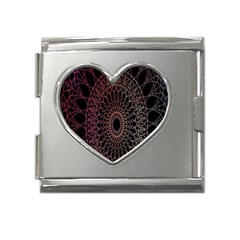 Mandala   Lockscreen , Aztec Mega Link Heart Italian Charm (18mm) by nateshop