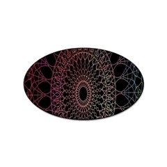 Mandala   Lockscreen , Aztec Sticker Oval (100 Pack) by nateshop