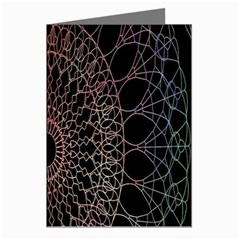 Mandala   Lockscreen , Aztec Greeting Cards (pkg Of 8)