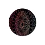 Mandala   Lockscreen , Aztec Magnet 3  (Round) Front