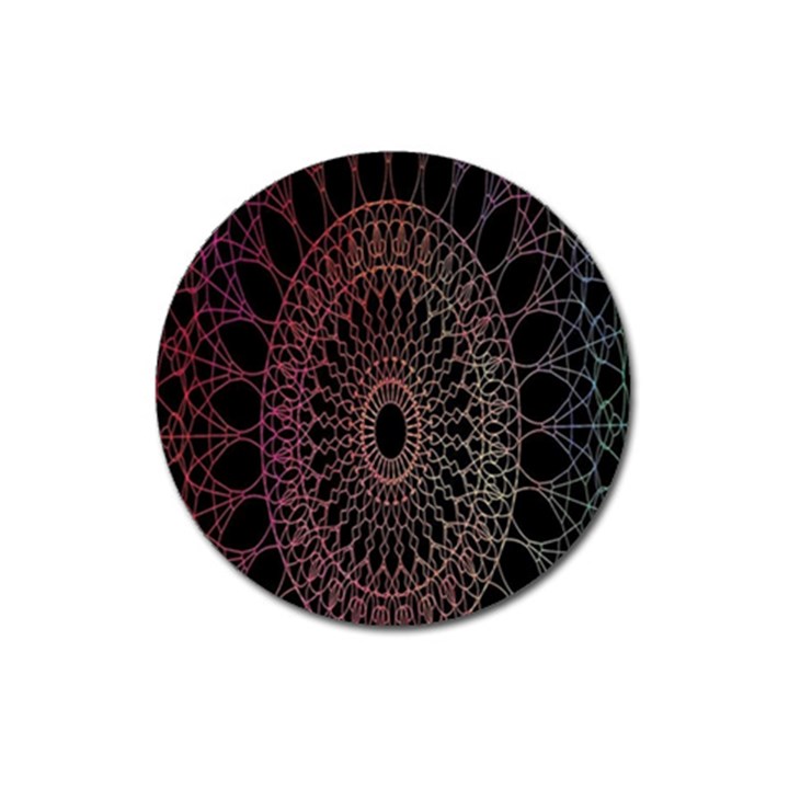 Mandala   Lockscreen , Aztec Magnet 3  (Round)