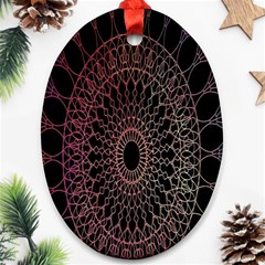 Mandala   Lockscreen , Aztec Oval Ornament (two Sides)