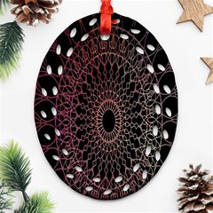 Mandala   Lockscreen , Aztec Oval Filigree Ornament (two Sides)